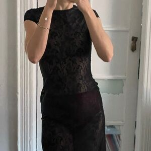 Reformation Declan lace dress